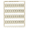 WAGO 209-700/209-124 WSB Quick Marker Vert. (F11-F20) 10ea for 281...