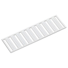 WAGO 209-701 4mm WSB Quick Marker Vertical (Plain) 100ea White