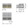 WAGO 2231-108/102-000 Female End Plate 8P Pitch 5mm Push-button