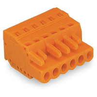 WAGO 231-306/026-000 MCS MIDI 6 Pole 16A 5.08mm Free Plug Codable. ..