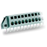 WAGO 231-604 MCIS MIDI 4 Pole 12A 5mm Screw Mount Header Grey