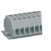 WAGO 262-102 2-way 2 Conductor Fixing Flanges Terminal Strip Grey. ..