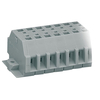 WAGO 262-103 3-way 2 Conductor Fixing Flanges Terminal Strip Grey. ..