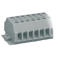 WAGO 262-103 3-way 2 Conductor Fixing Flanges Terminal Strip Grey. ..