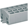 WAGO 264-202 2-way 4 Conductor Fixing Flanges Terminal Strip Grey. ..