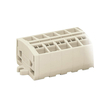 WAGO 264-233 2-way 4 Conductor Fixing Flanges Terminal Strip Grey. ..