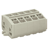 WAGO 264-235 4-way 4 Conductor Fixing Flanges Terminal Strip Grey. ..