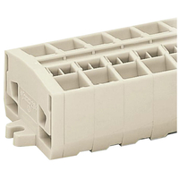 WAGO 264-239 8-way 4 Conductor Fixing Flanges Terminal Strip Grey. ..