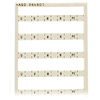 WAGO 264-901 5mm 50 Mini WSB Quick marking system U, V, W, N, PE 264 S...