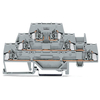 WAGO 280-549 5mm Triple Deck Terminal Block Grey