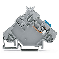WAGO 280-592 5mm 2-conductor Actuator Supply Terminal Block Grey A...