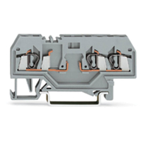 WAGO 280-684 5mm 3-conductor Through Terminal Block Blue