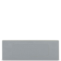 WAGO 281-333 1mm Step Down Interm. Plate for 4mm² Terminal Blocks Grey