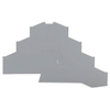 WAGO 281-365 1mm Quad Deck End & Interm. Plate for Electric Motors...