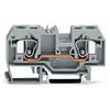 WAGO 284-902 10mm 2-conductor Through Terminal Block Orange AWG 24-8