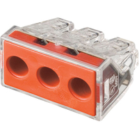 WAGO 773-173 Connecting Clamp 2.5-6mm²,  41A Transparent 3 Single Wires
