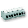 WAGO 804-102 2 Pole 5mm 24A Push Button Staggered PCB Terminal Blo...