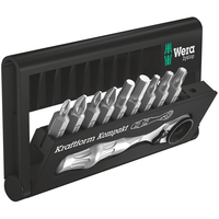 Wera 05073645001 BC BR 9 Zyklop Mini Bit Check PH/PZ/TX/Hex,  10-Pi...