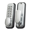 Yale Locks P-DL02-SC Push Button Door Lock Chrome Finish Hold Open...