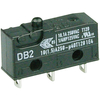 ZF DB2C-A1AA Microswitch SPDT 10A 250V AC,  Button,  Solder