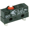 ZF DC1C-C3AA Microswitch SPDT 6A 250V AC,  Button,  Leads,  IP67