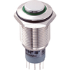Zip Switch LAS2GQH-22ZE/G/12V/N/P 16mm IP67 Vandal Switch DPDT On-...