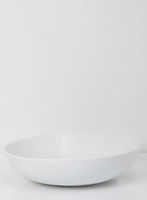 Retro serving bowl,  white
