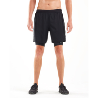 2XU XVENT 7 Inch 2 in 1 Compr Short Compression Shorts