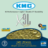 KMC X9-L Gold 9 Speed Chain