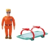 Fireman Sam Figure & Accessory - Tom with Rescue Stretcher