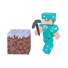 Minecraft 3" Action Figure - Alex With Diamond Armour