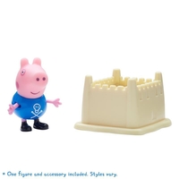 Peppa Pig Figure and Accessory Pack George & Sandcastle