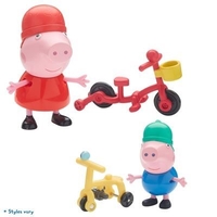 Peppa Pig Peppa and Friends Figure Pack - Red Dress Peppa & George