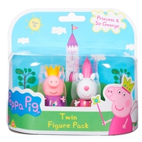 Peppa Pig Twin Pack - Purple Dress Peppa & Lady Suzy