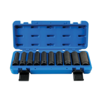 Deep Impact Socket Set 1/2"D (10pc)