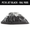 FROST JET BLACK SEMI GLOSS HOT POWDER COATING (1LB)