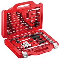 USAG Assortment with Hexagonal Sockets and Combination Wrenches in Modular Box (82pcs)