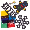 Christmas Stained Glass Decoration Kits (Pack of 6)