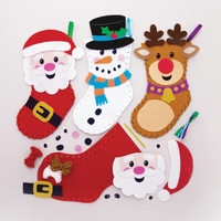 Christmas Stocking Making Kits (Pack of 3) Christmas Crafts