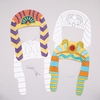Colour-in Pharaoh Headdress (Pack of 8) Decoration Craft Kits