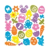 Easter Glitter Foam Stickers (Pack of 100) Easter Craft Supplies
