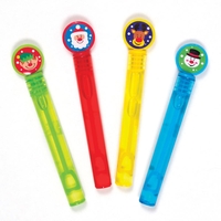Festive Friends Touchable Bubbles (Pack of 8) Christmas Toys 4 assorted colours - Red,  Blue,  Yellow & Green