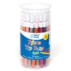 Fine Tip Fibre Pens Value Tub (Tub of 48) Art Supplies,  Art Materials 16 assorted colours - Light Green,  Medium Green,  Dark Green,  Orange,  Dark Blue,  Light Blue,  Light Pink,  Dark Pink,  Yellow,  Lilac,  Purple,  Red,  Dark Brown,  Light Brown,  Grey and Black