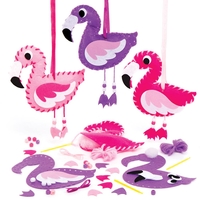 Flamingo Sewing Kits (Pack of 3) Sewing & Weaving Craft Kits