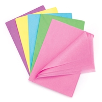 Pastel Tissue Paper Value Pack (Pack of 25) Paper & Card 5 assorted colours - Purple,  Blue,  Pink,  Green & Yellow