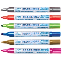 Pearlised Porcelain Paint Pens (Colour Pack B)