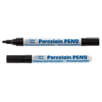 Porcelain Painting Outline Pens (Pack of 2) Art Supplies,  Art Materials 1 - black