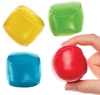 Rainbow Colours Mini Soft Balls (Pack of 6) Pocket Money Toys 6 assorted rainbow colours - Red,  Orange,  Yellow,  Green,  Blue & Purple