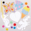 Sand Art Magnet Kits Value Pack (Pack of 8) Decorate & Personalise