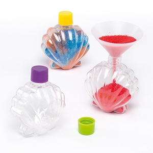 Shell Sand Art Bottles (Pack of 5)